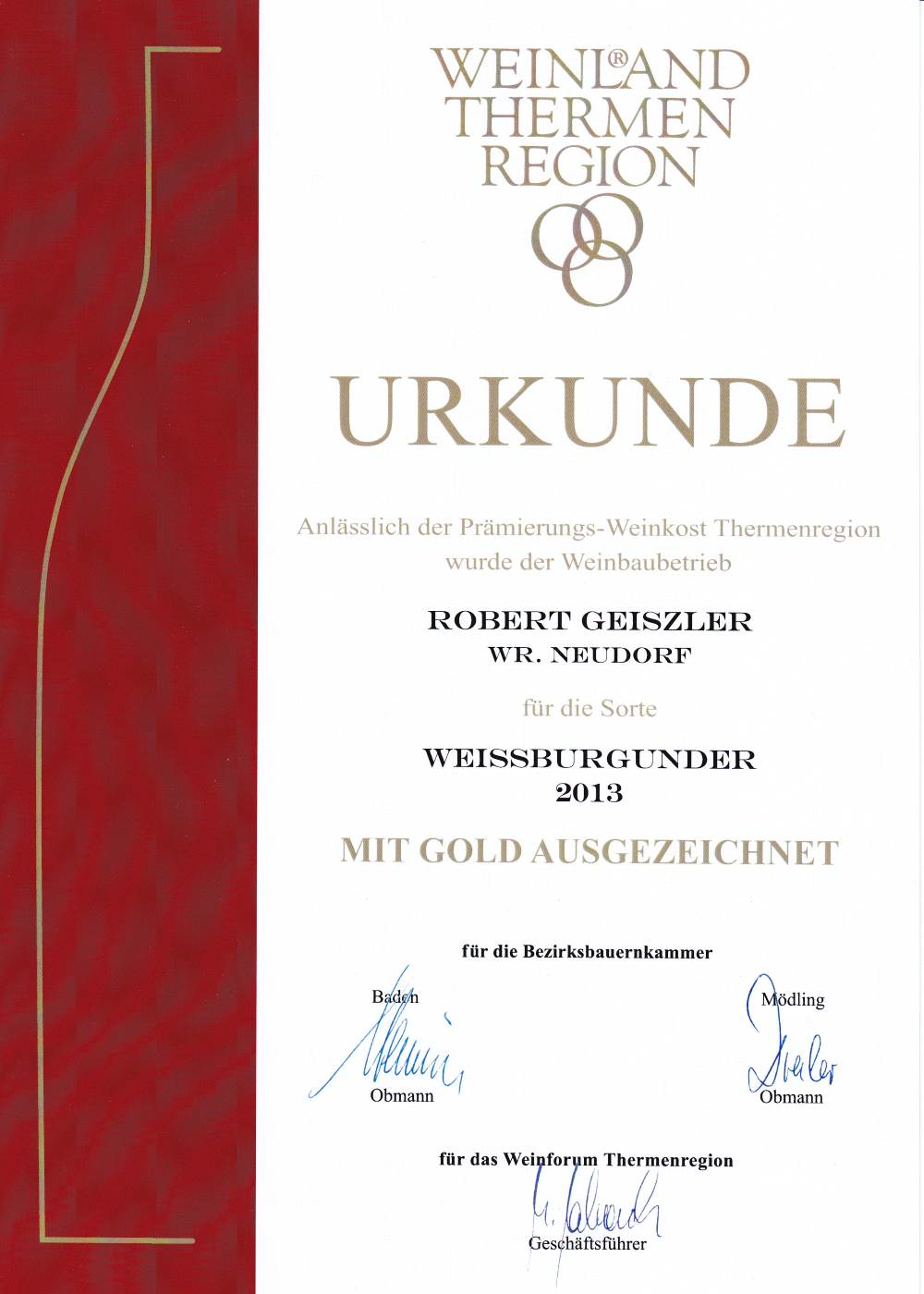 Weinauszeichnung